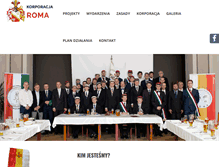 Tablet Screenshot of korporacjaroma.pl